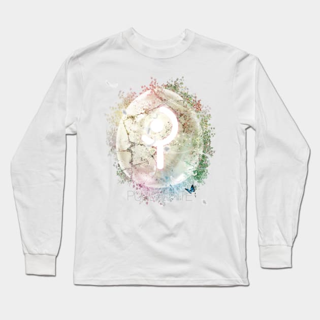 Seeing White Long Sleeve T-Shirt by DRKNT